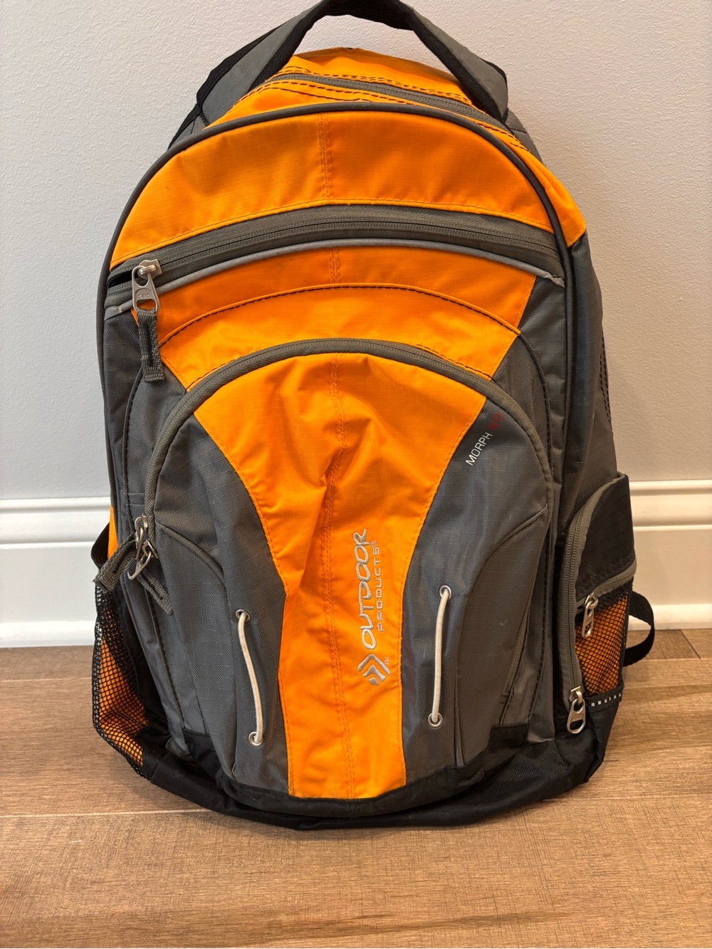 Outdoor Products Men’s Orange and Gray Everyday Backpack